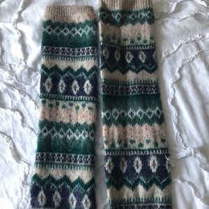 Patterned Leg Warmers